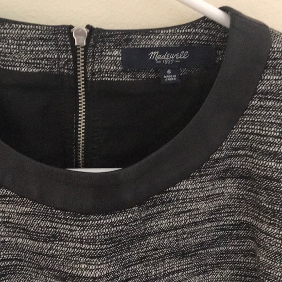 Black and Gray madewell tweed dress - Picture 3 of 5